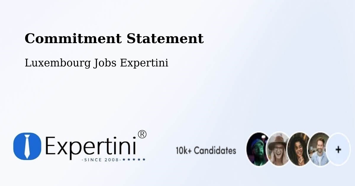 Corporate Commitment – Dudelange - Luxembourg Jobs Expertini